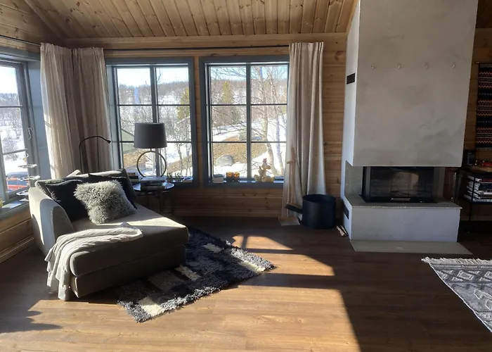 Nyaraló New, Cozy, And Comfortable Cabin In Geilo Flataker